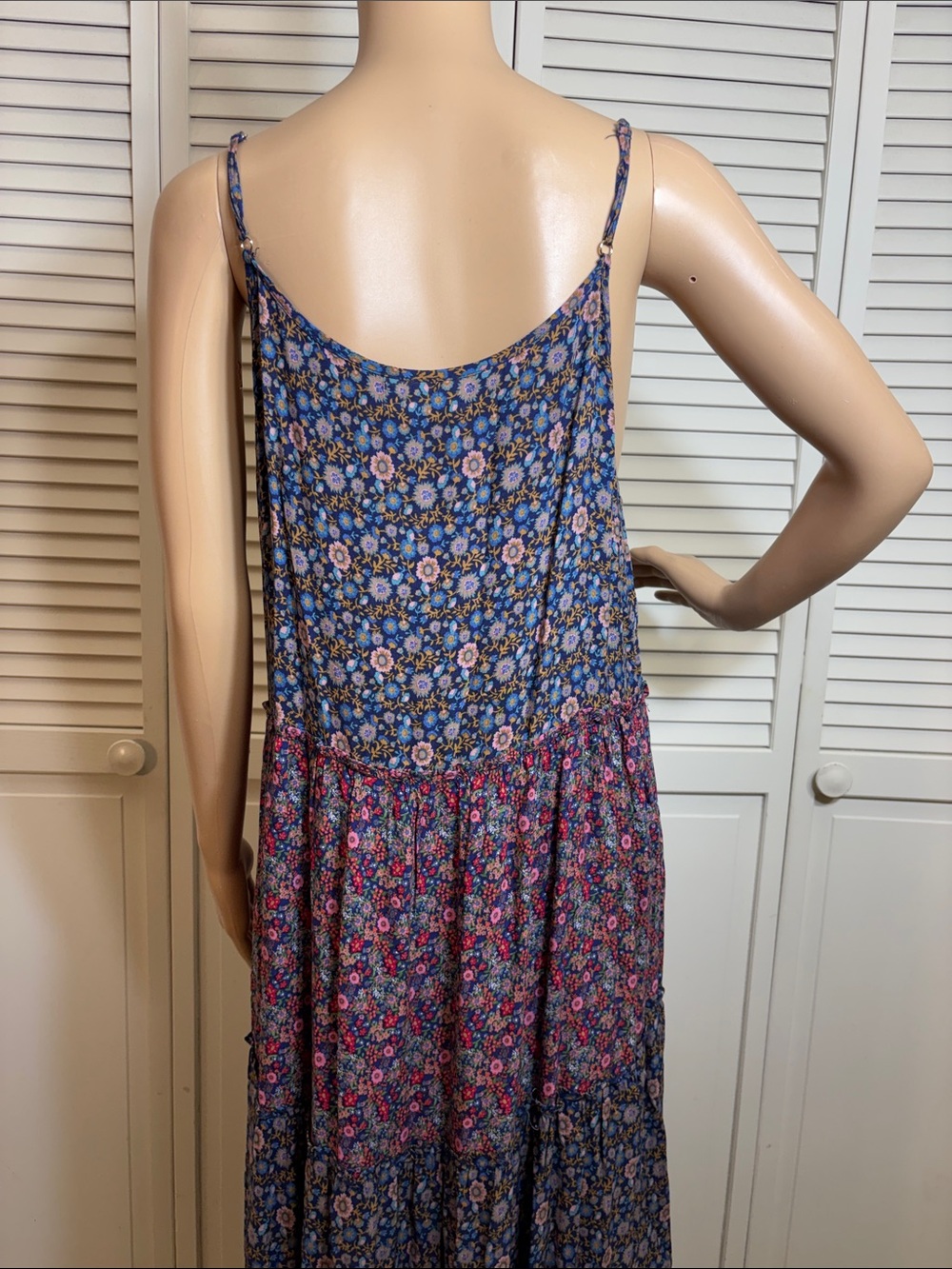 NATURAL LIFE Kaia Floral Tiered Maxi Dress Large/XL - Picture 10 of 14